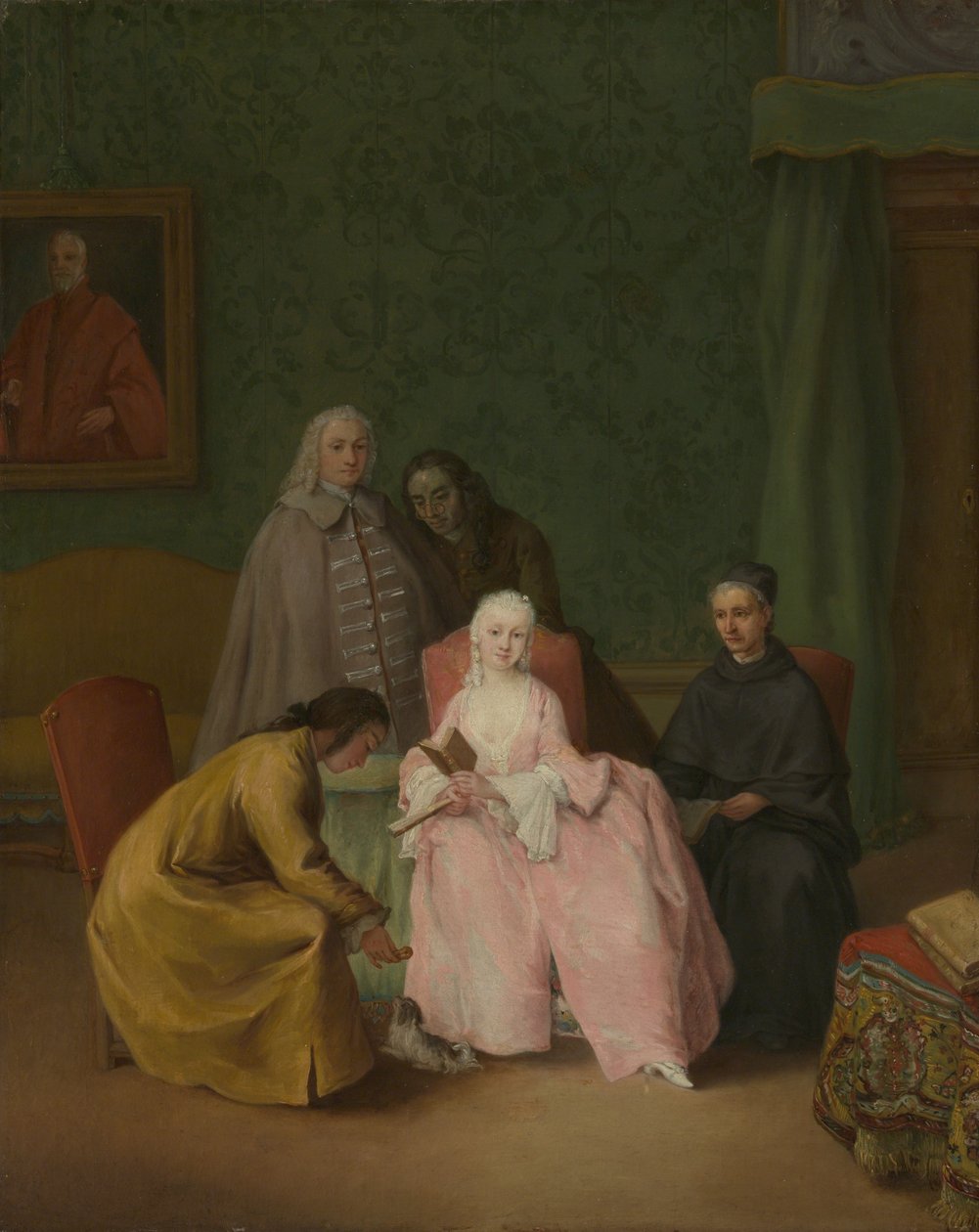 A visita, 1746. de Pietro Longhi