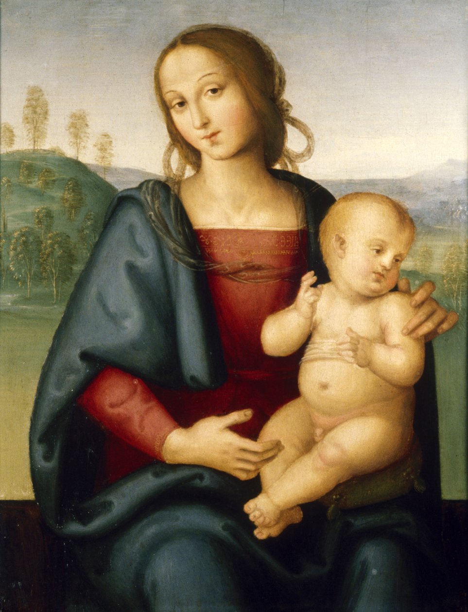 Madonna e criança, c.1520 de Pietro Perugino