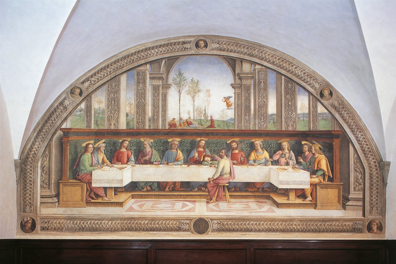 A Última Ceia de Pietro Perugino