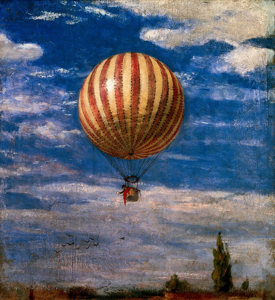 O balão, 1878 de Pál Szinyei Merse