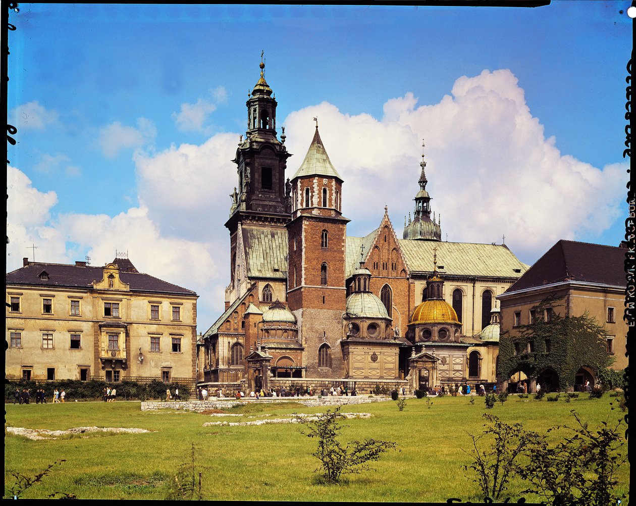 Vista da Catedral de Wawel de Polish School