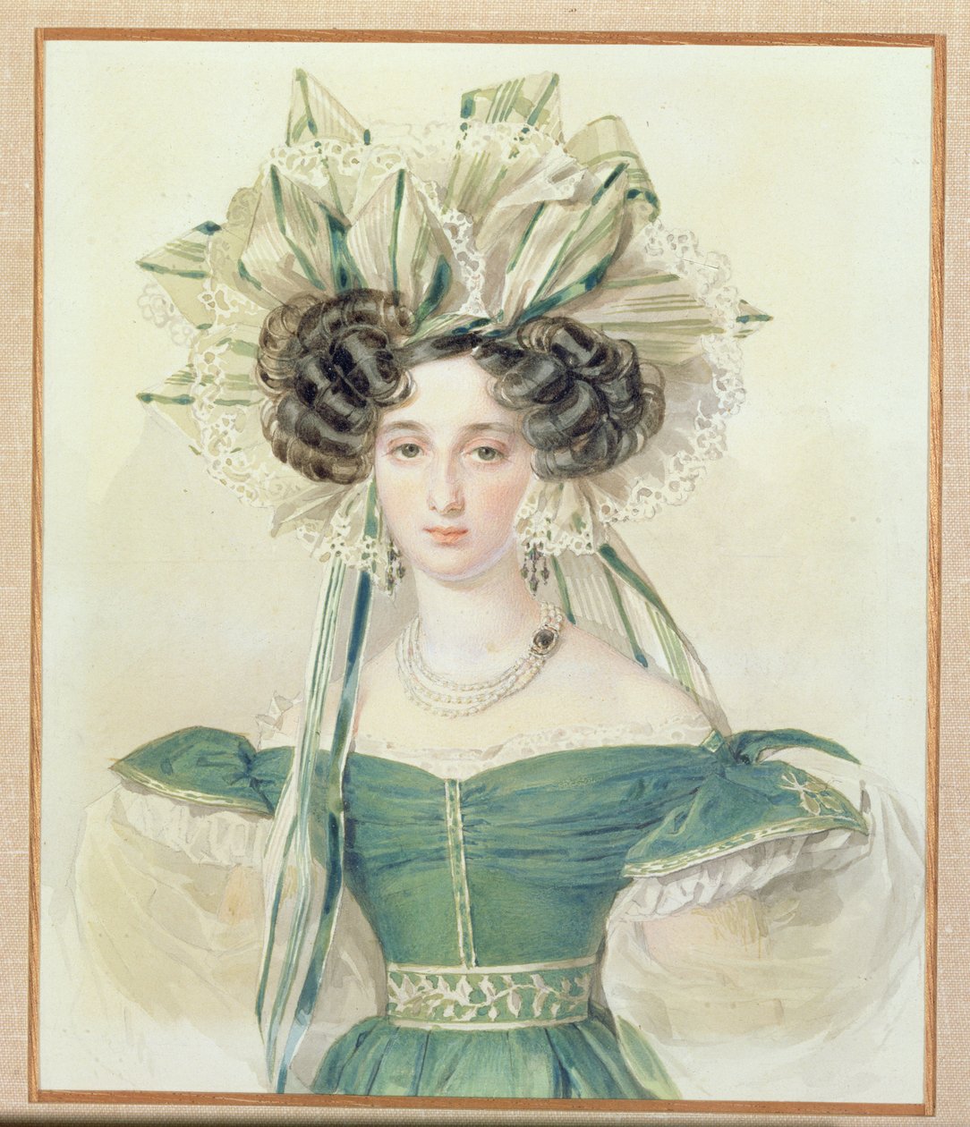 Retrato da princesa Elizabeth Vorontsova (1792-1856), c.1823 de Pyotr Fyodorovich Sokolov