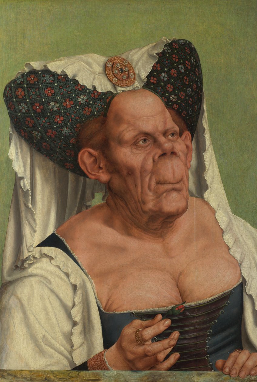 Uma velha grotesca de Quentin Matsys
