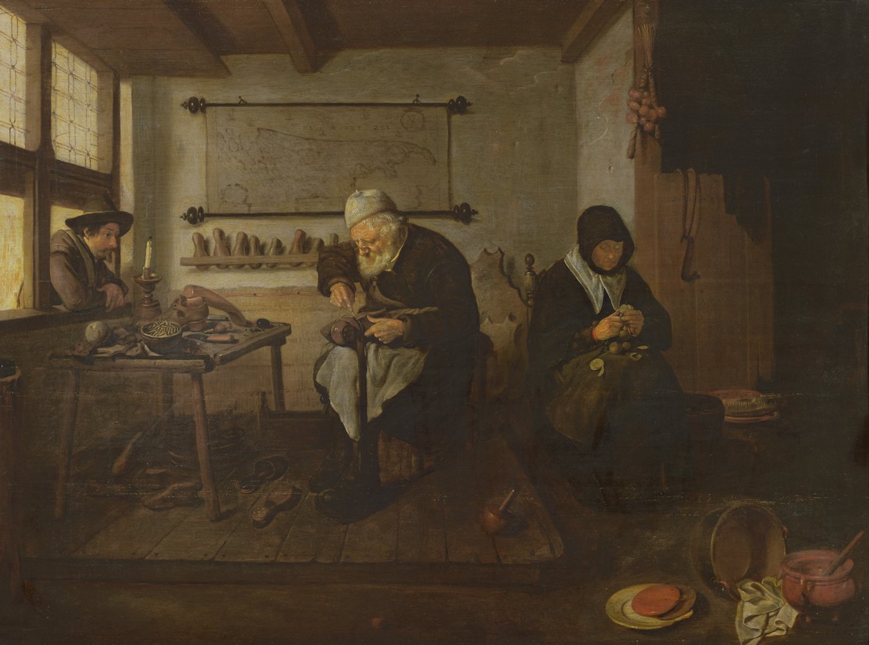 O sapateiro de Quiringh Van Brekelenkam