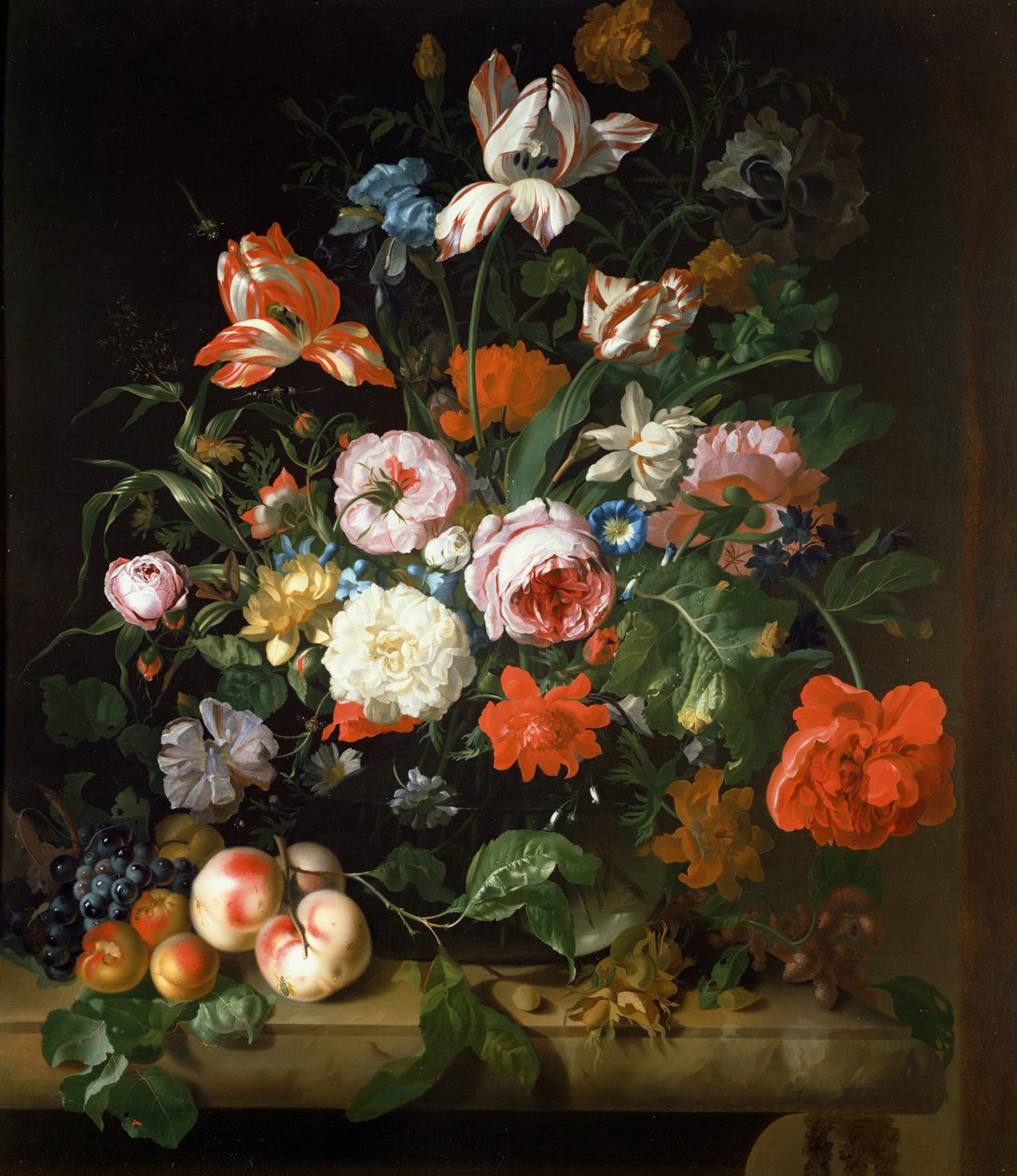 Ainda vida com flores de Rachel Ruysch