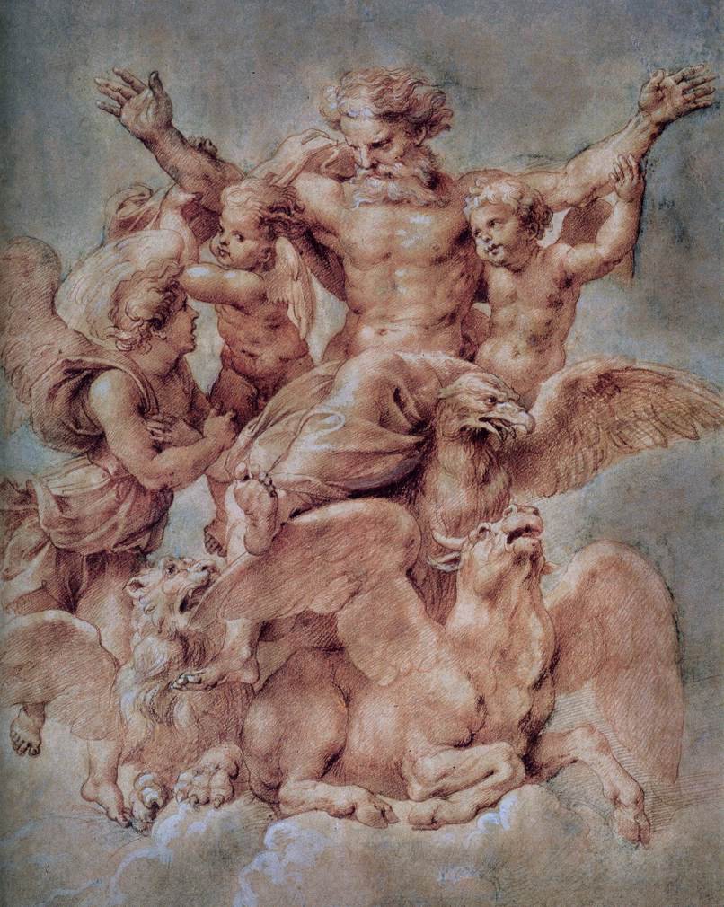 Visão de Ezequiel de Raffaello Sanzio Raphael