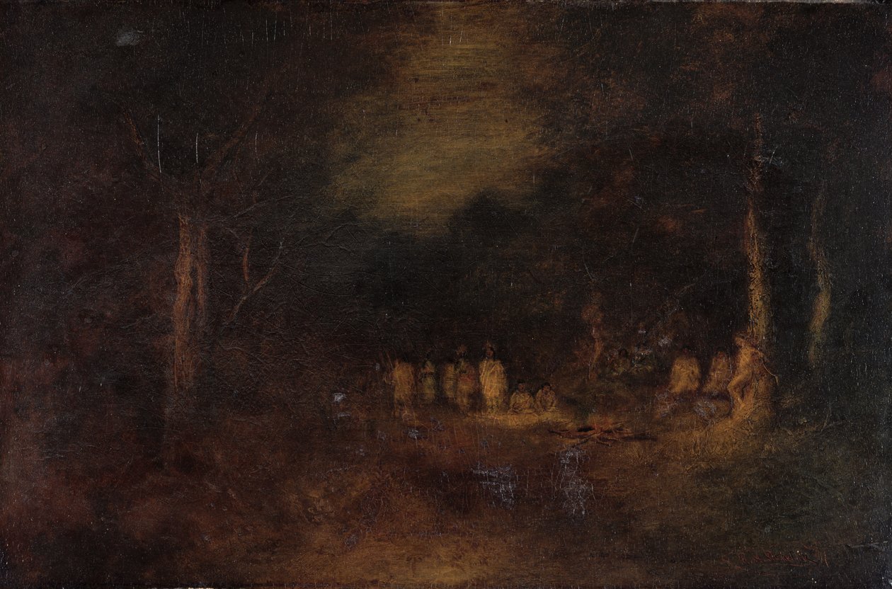O cativo, 1879 de Ralph Albert Blakelock