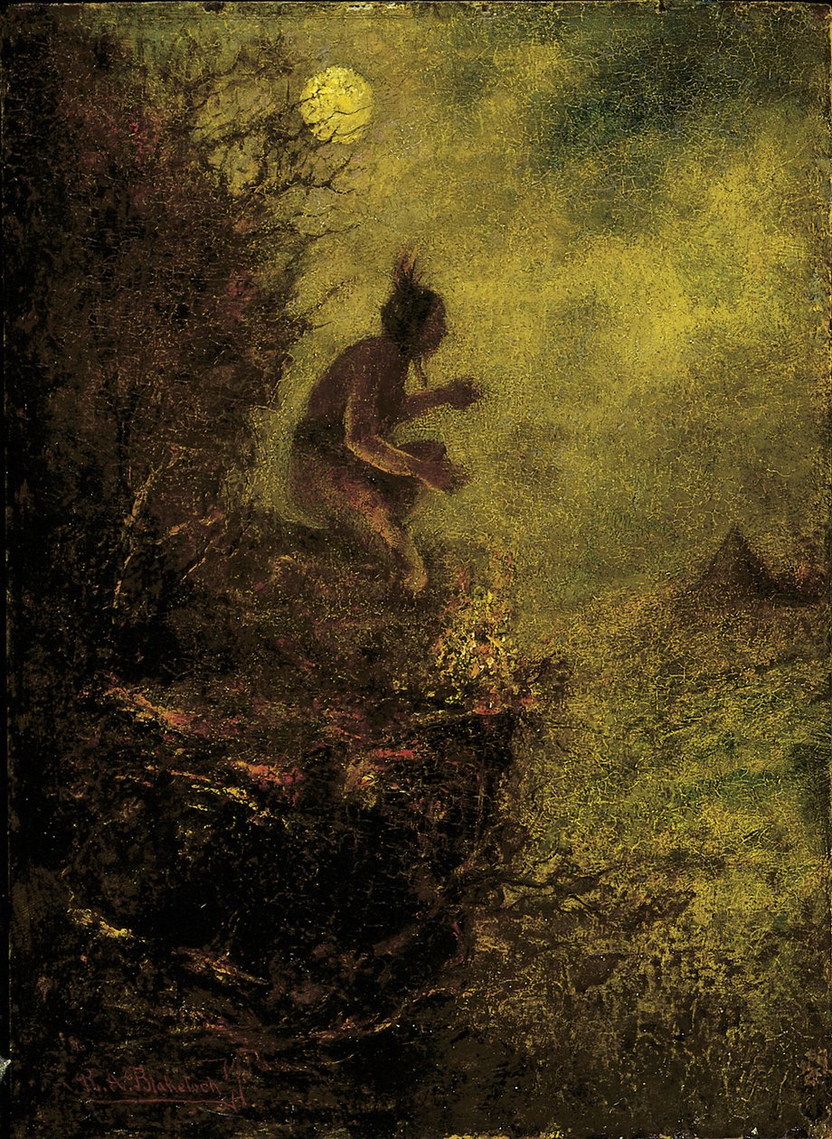 O Fogo Sinal, 1885-1890. de Ralph Albert Blakelock