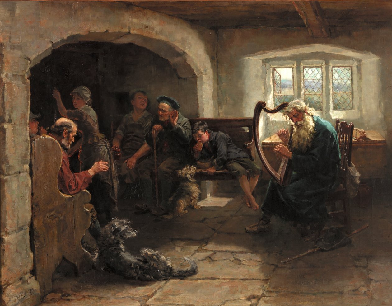 Lay do Último Minstrel, 1890 de Ralph Hedley