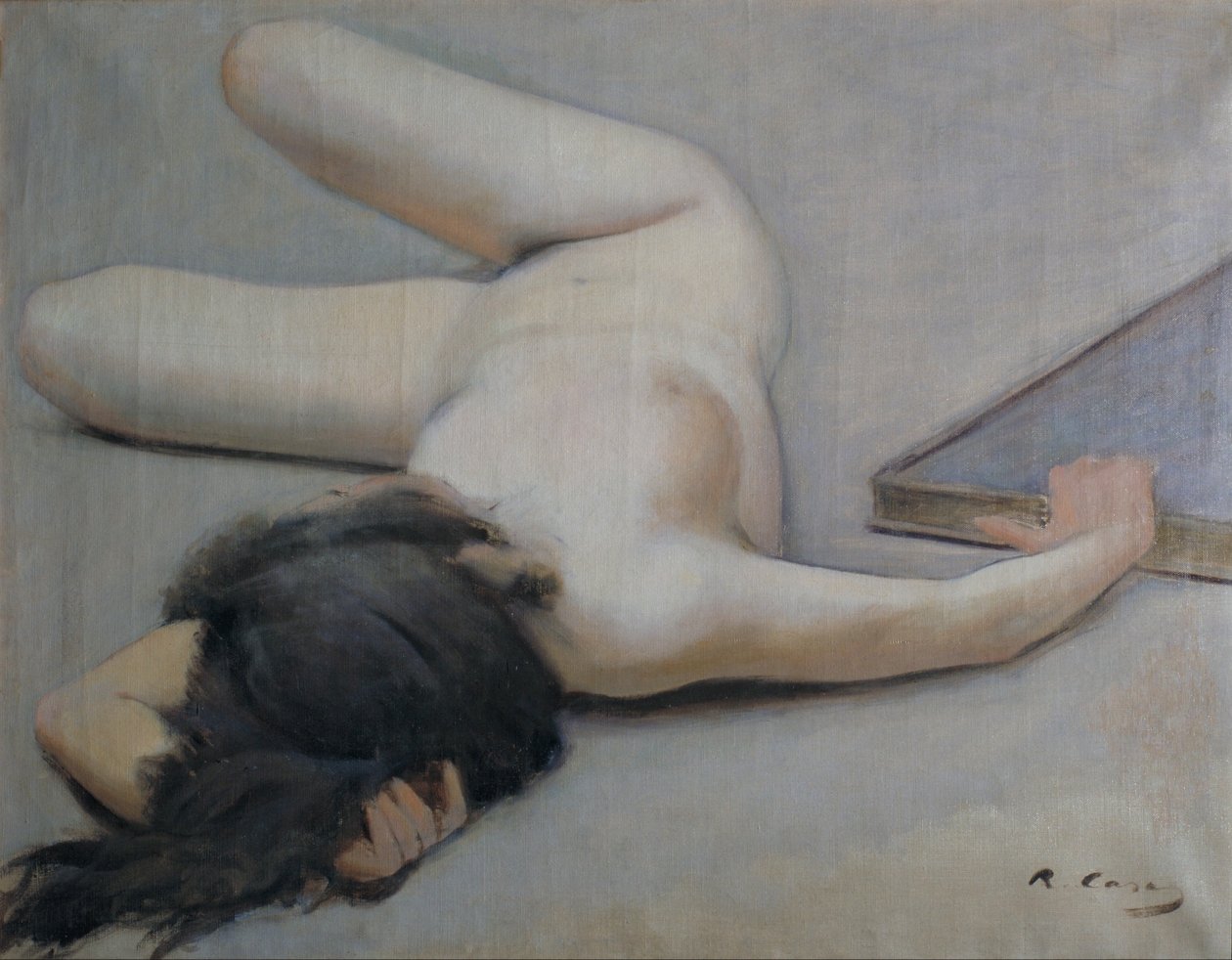 Nu feminino de Ramon Casas i Carbo