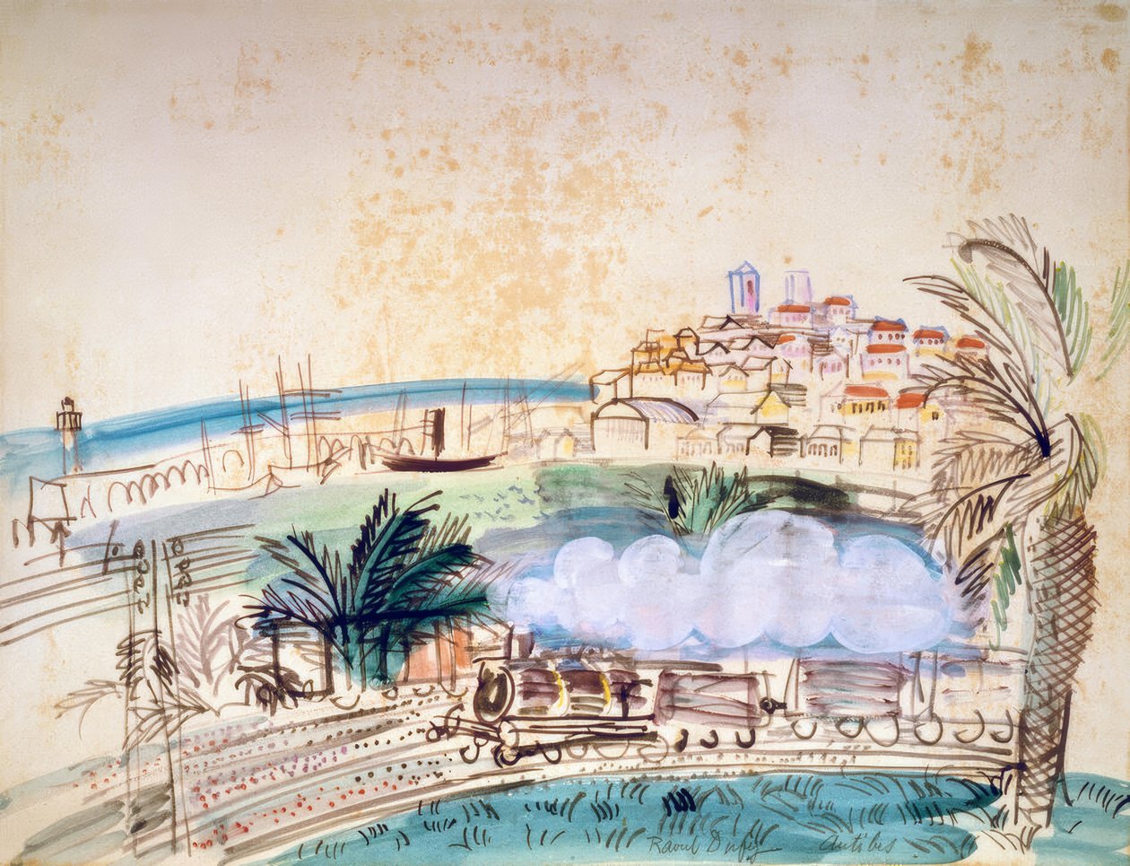 Antibes, O Caminho de ferro de Raoul Dufy