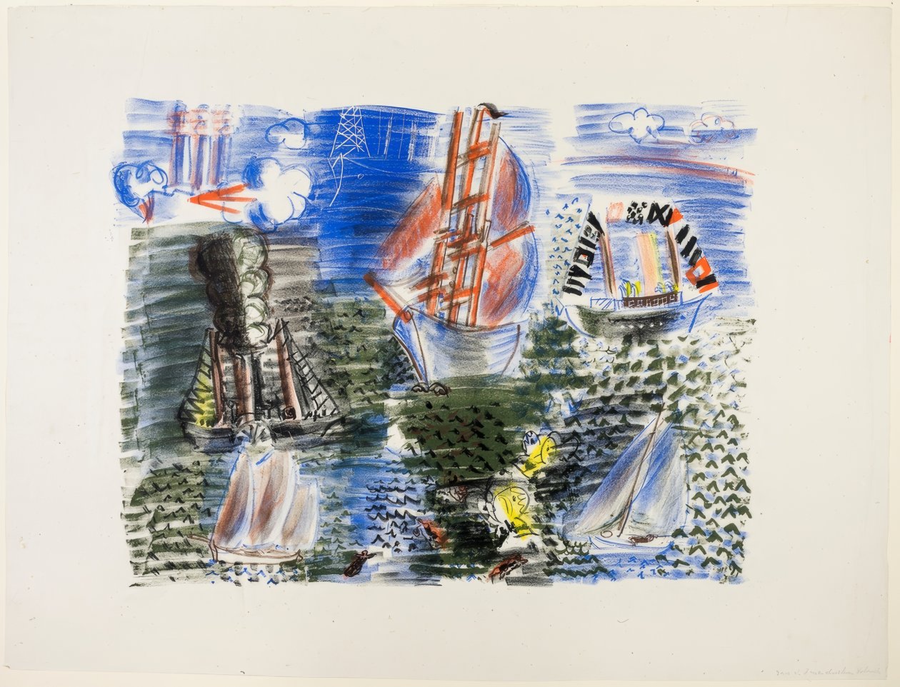 O mar de Raoul Dufy