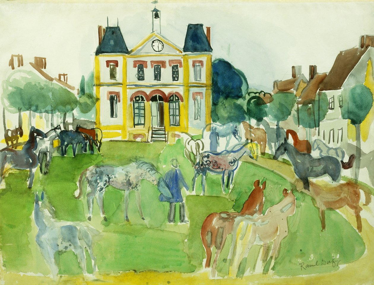 Cavalos; Chevaux de Raoul Dufy