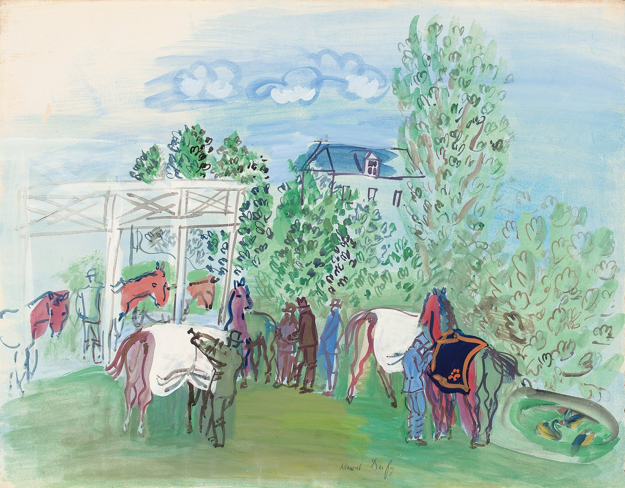 Paddock de Raoul Dufy