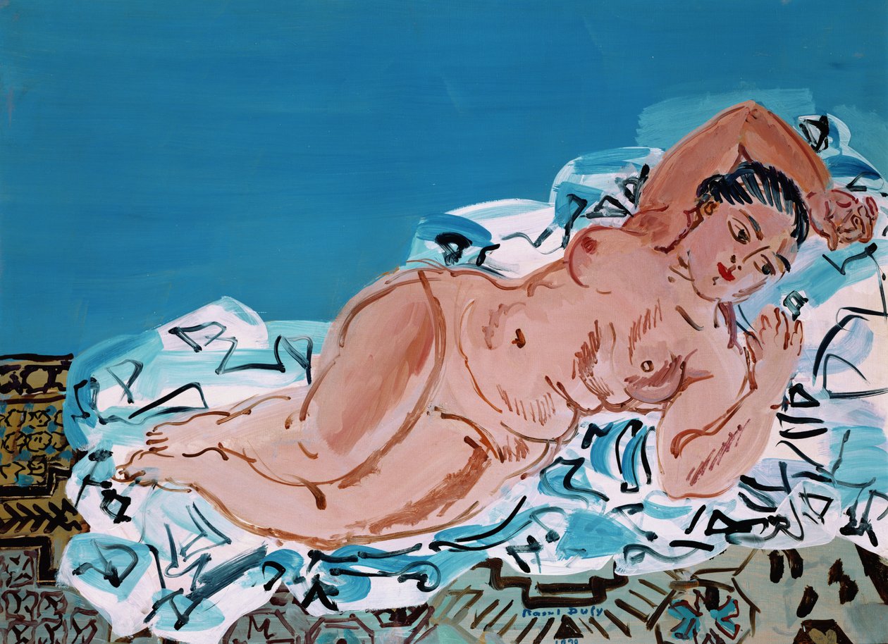 Nu reclinado de Raoul Dufy