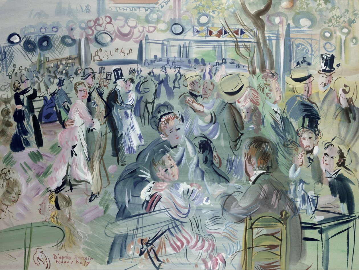 O Moulin de la Galette de Raoul Dufy
