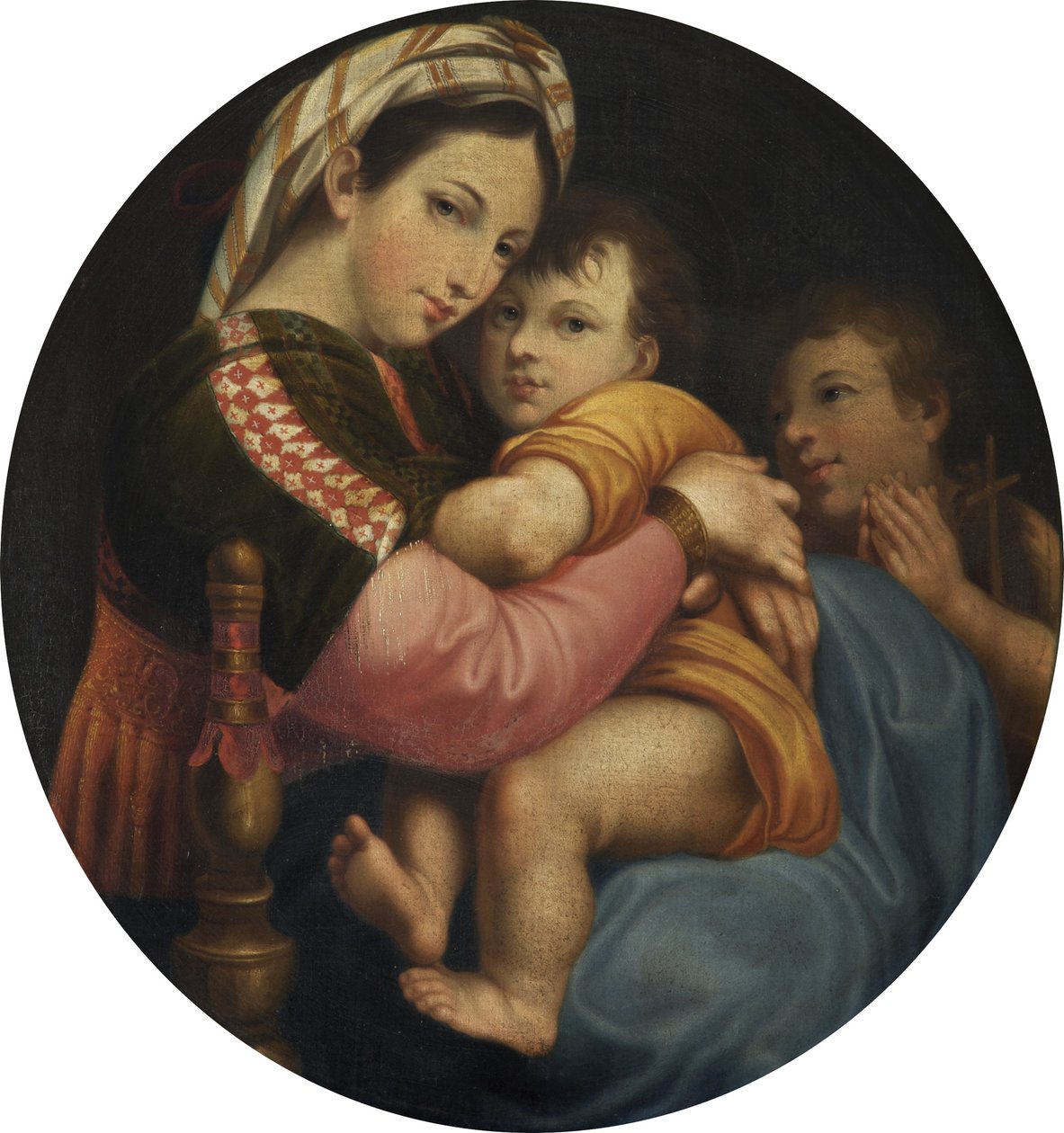A Madonna da cadeira de after Raphael