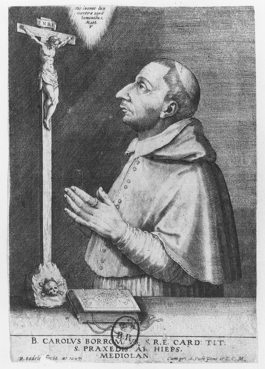 Charles Borromeo de Raphael I Sadeler