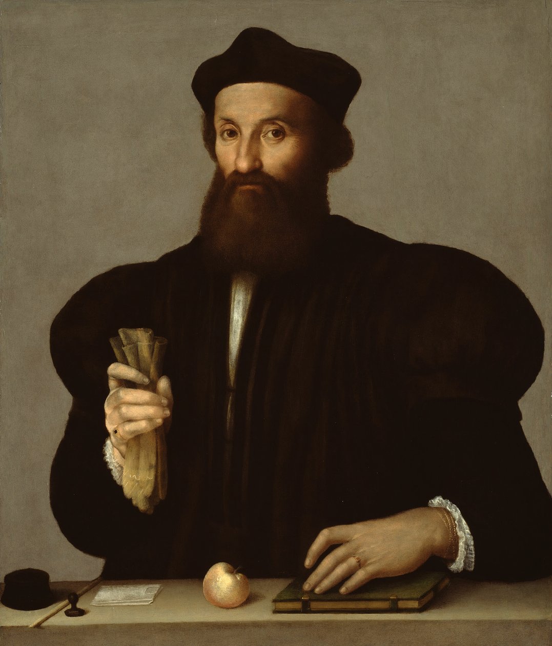 Retrato de um cavalheiro, 153050. de Raphael