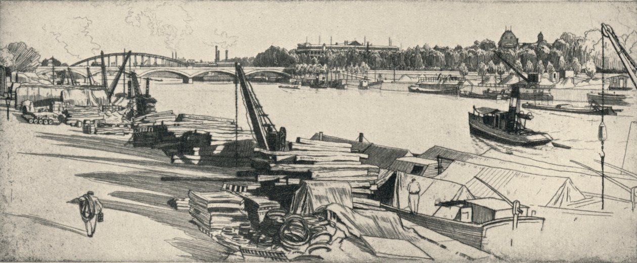 O Port Henri IV, 1915 de Raymond Ray Jones