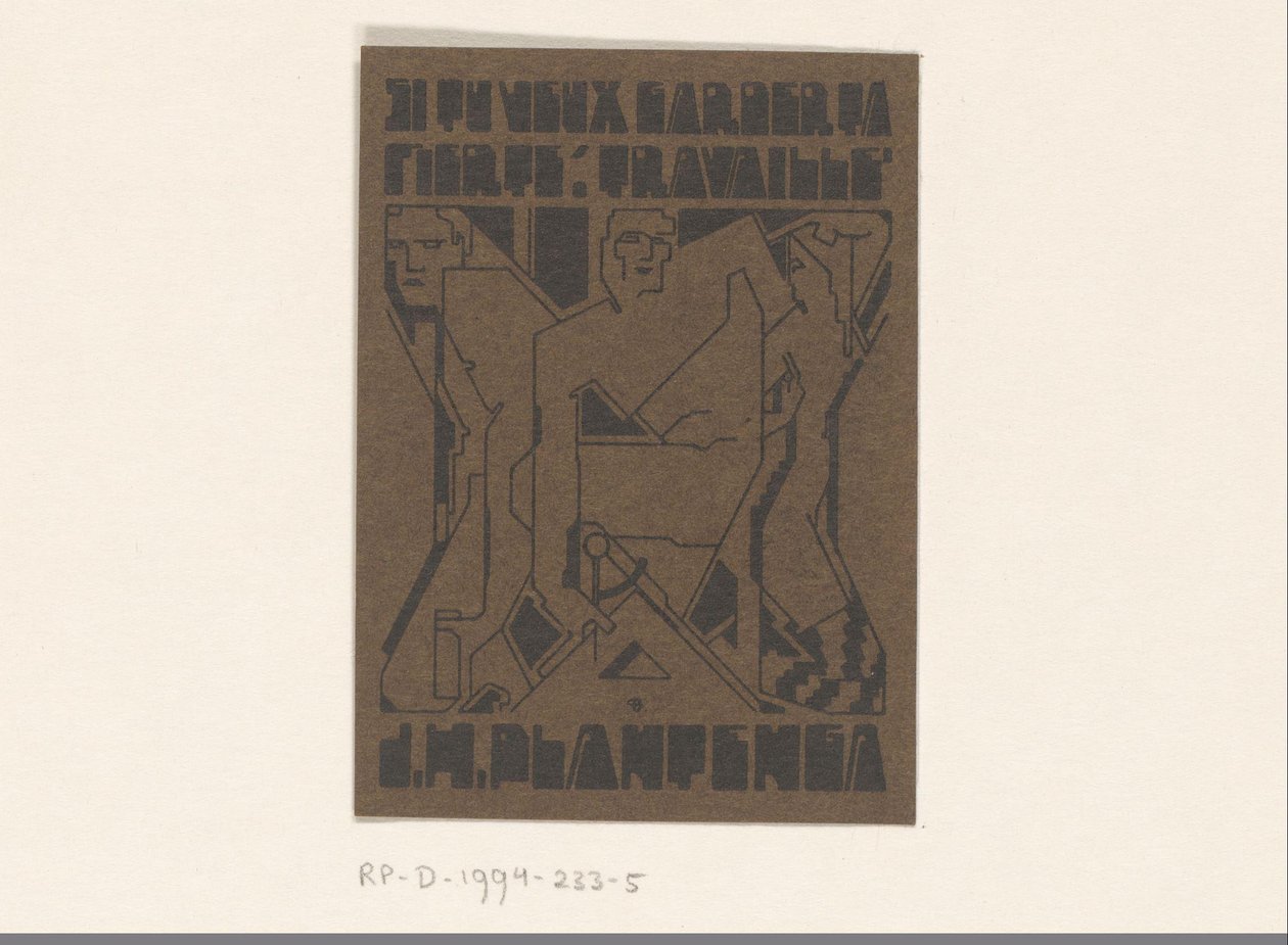 Ex libris de J.H. Plantenga de Reijer Stolk