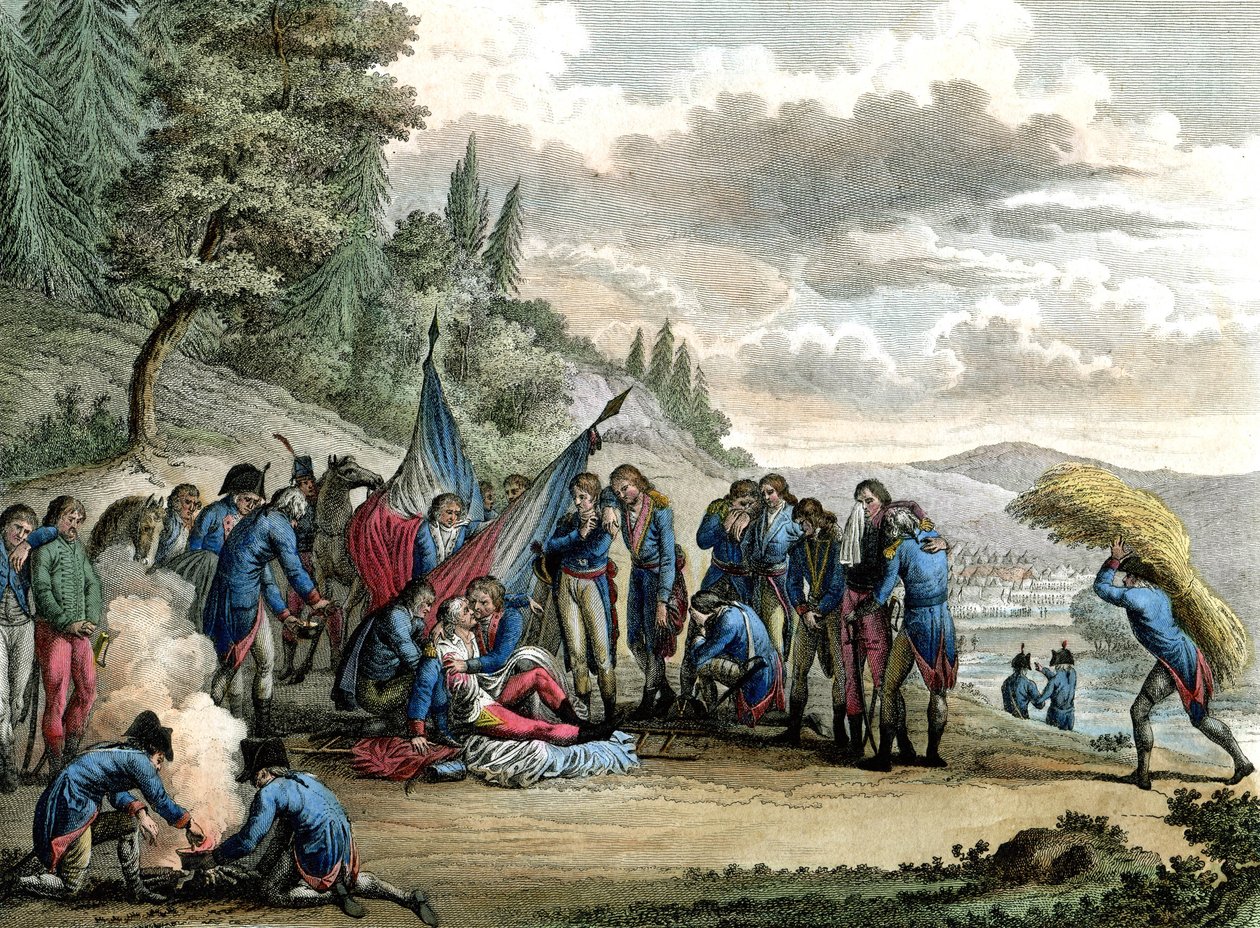 Morte do general Marceau de Reiner Vinkeles
