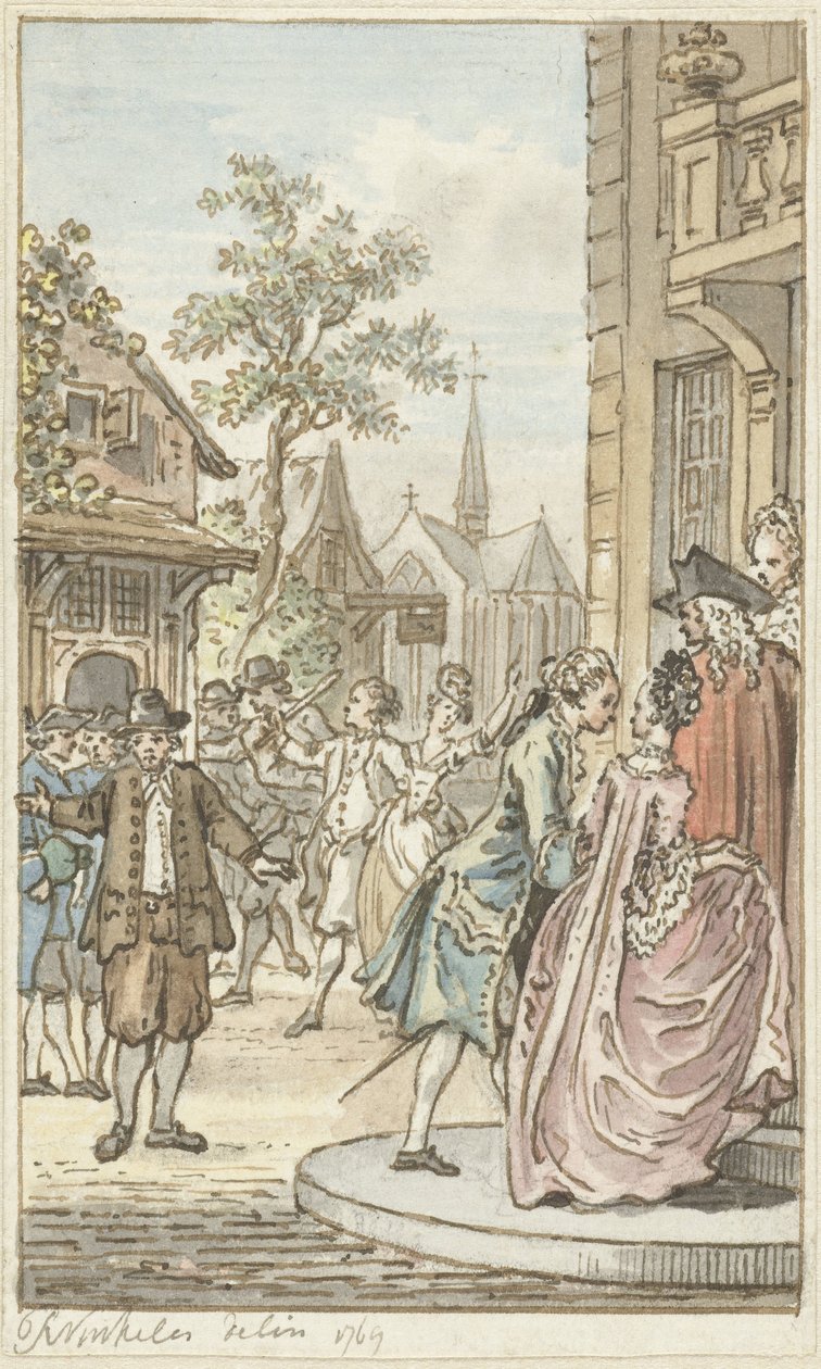 Lucas como Clarisse de Reinier Vinkeles (I)