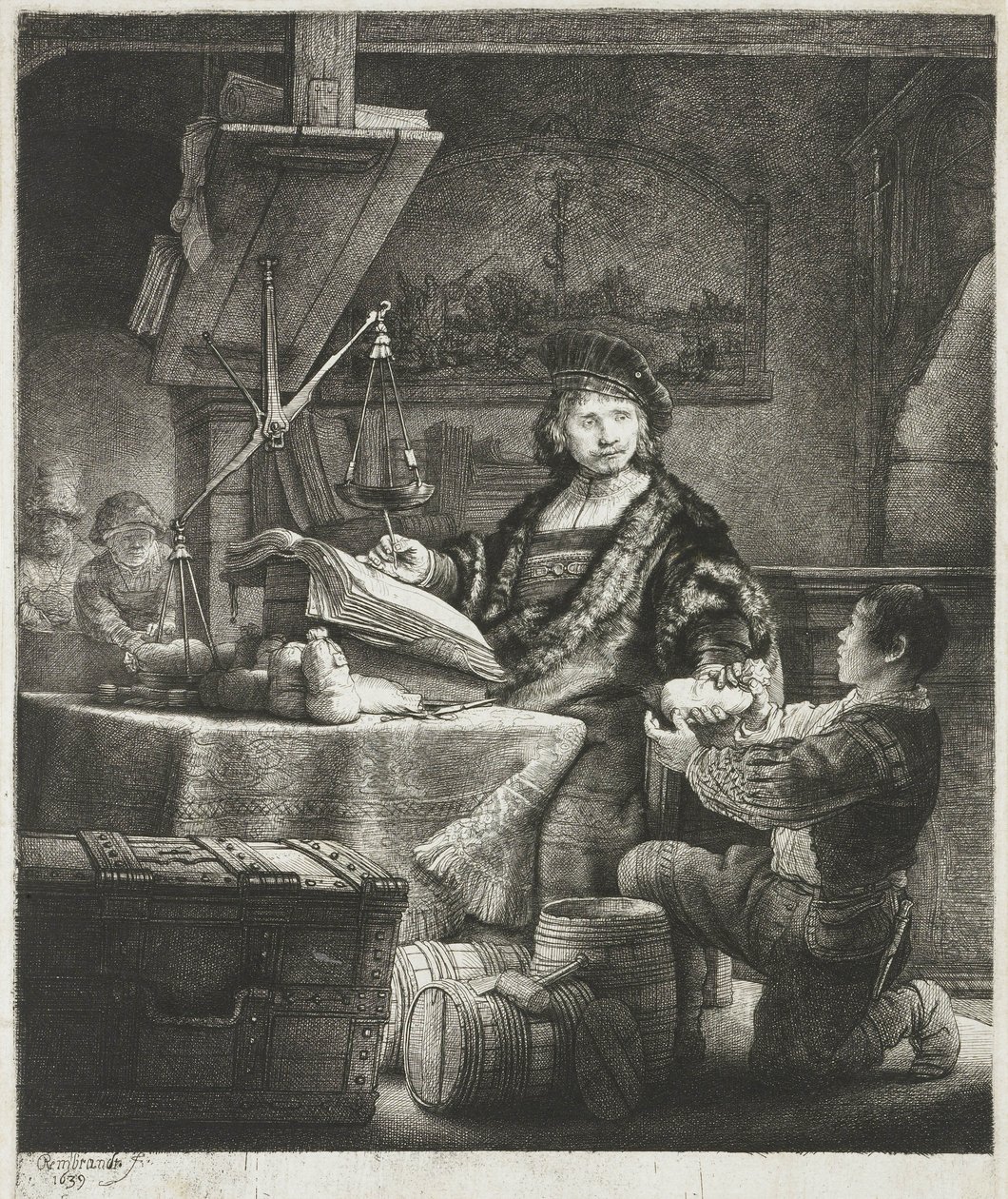 Jan Wtenbogaert, 1639 de Rembrandt van Rijn