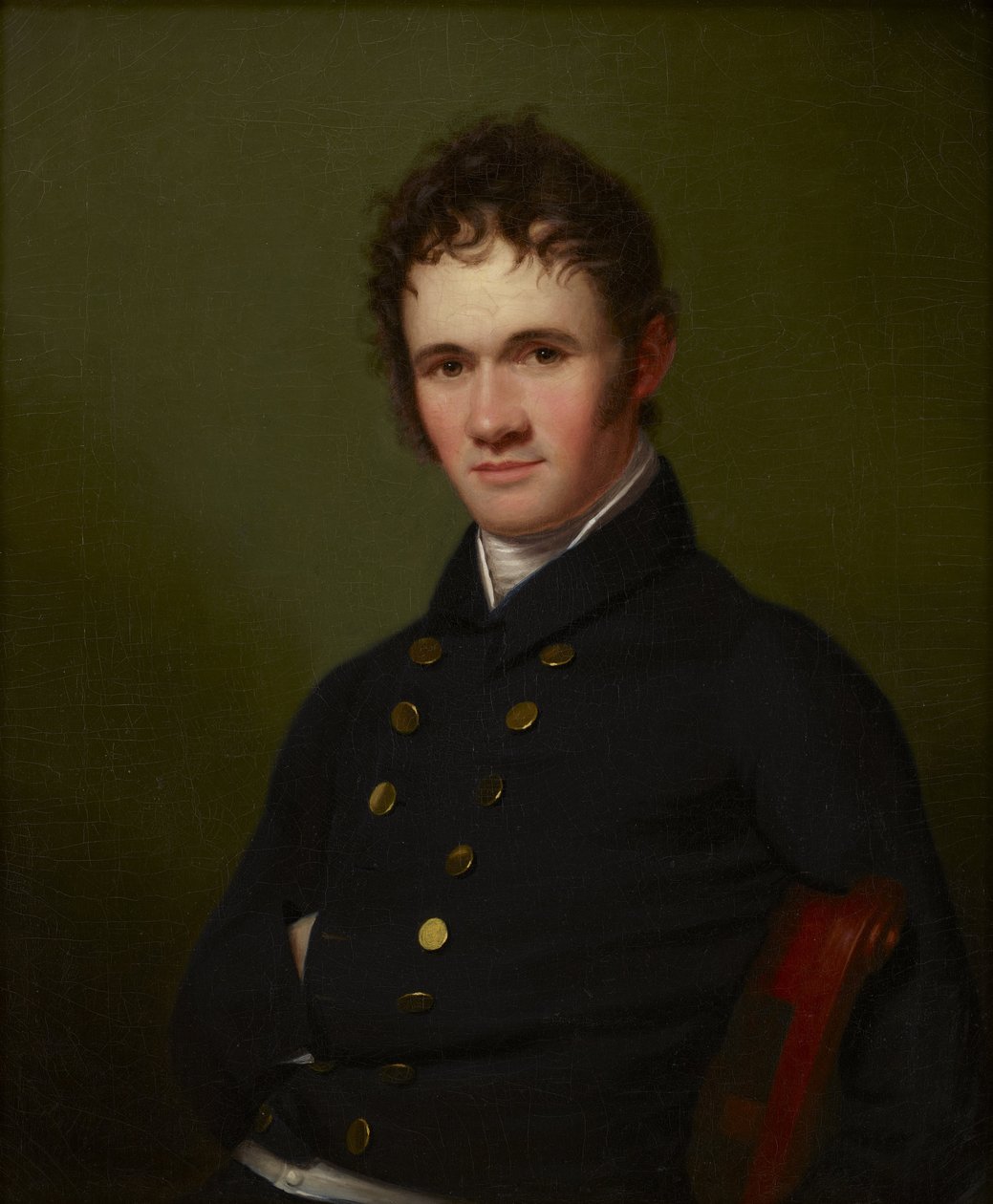 Retrato do comandante Lewis Warrington (1782-1851) de Rembrandt Peale