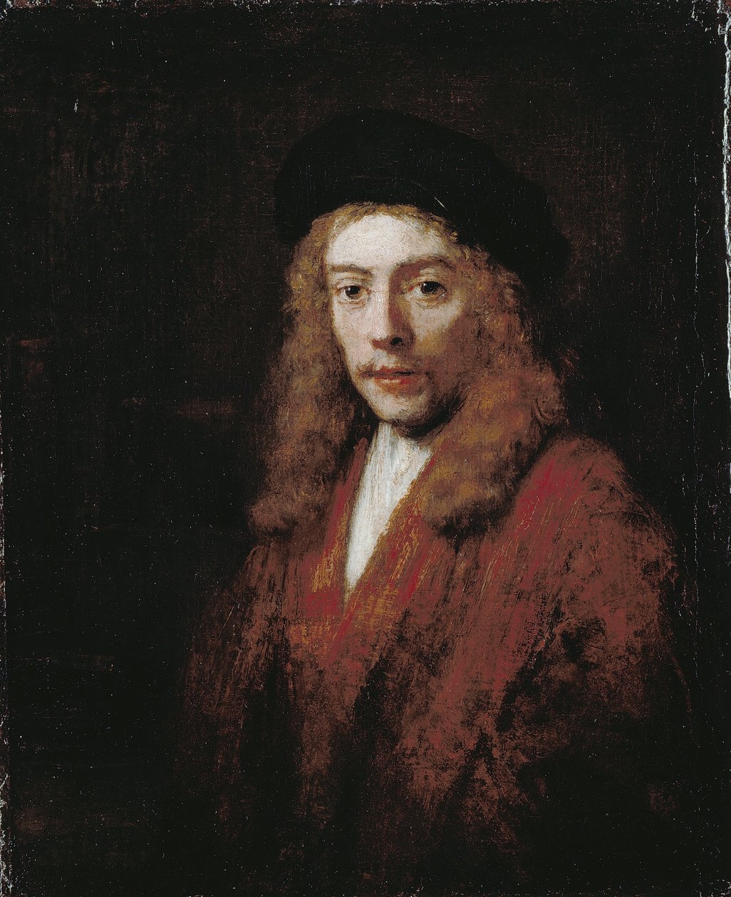 Um jovem, talvez o filho do artista Titus de Rembrandt van Rijn