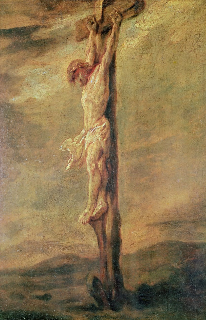Cristo na cruz, c.1646 de Rembrandt van Rijn