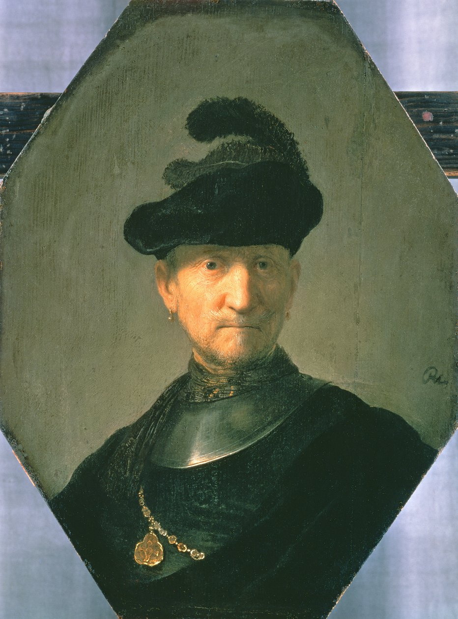 Velho guerreiro, 1629 de Rembrandt van Rijn