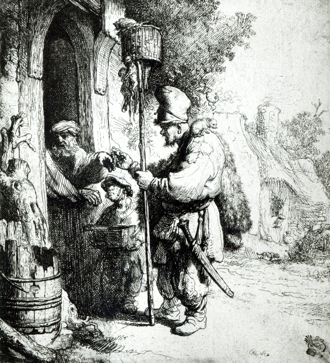O Ratcatcher, 1632 de Rembrandt van Rijn
