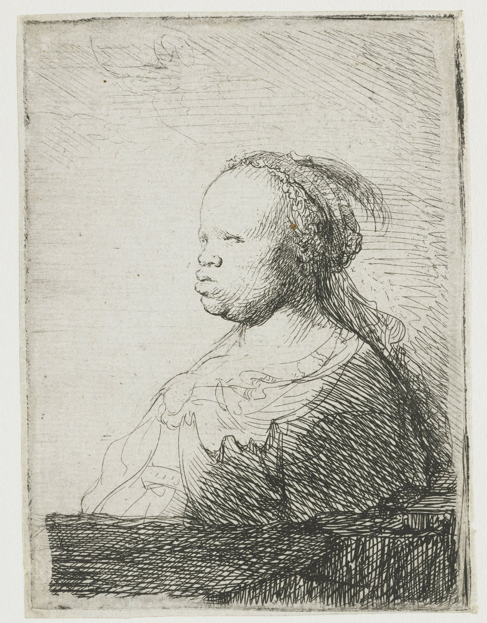 Mulher africana, 1628-32 de Rembrandt van Rijn