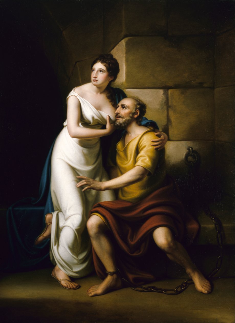 A Filha Romana, 1811. de Rembrandt Peale