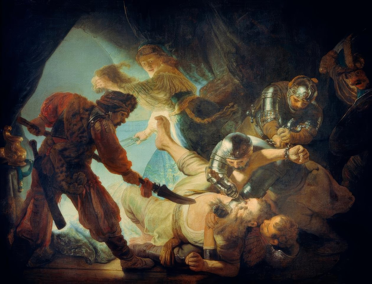 O brilho de Simson de Rembrandt van Rijn