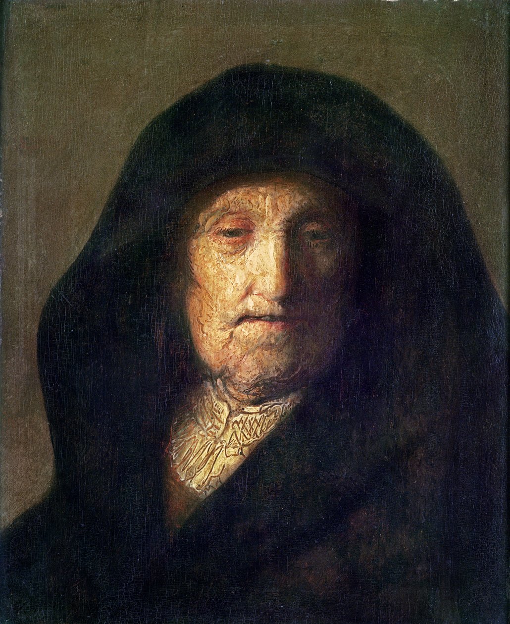 A mãe do artista (óleo) de Rembrandt van Rijn