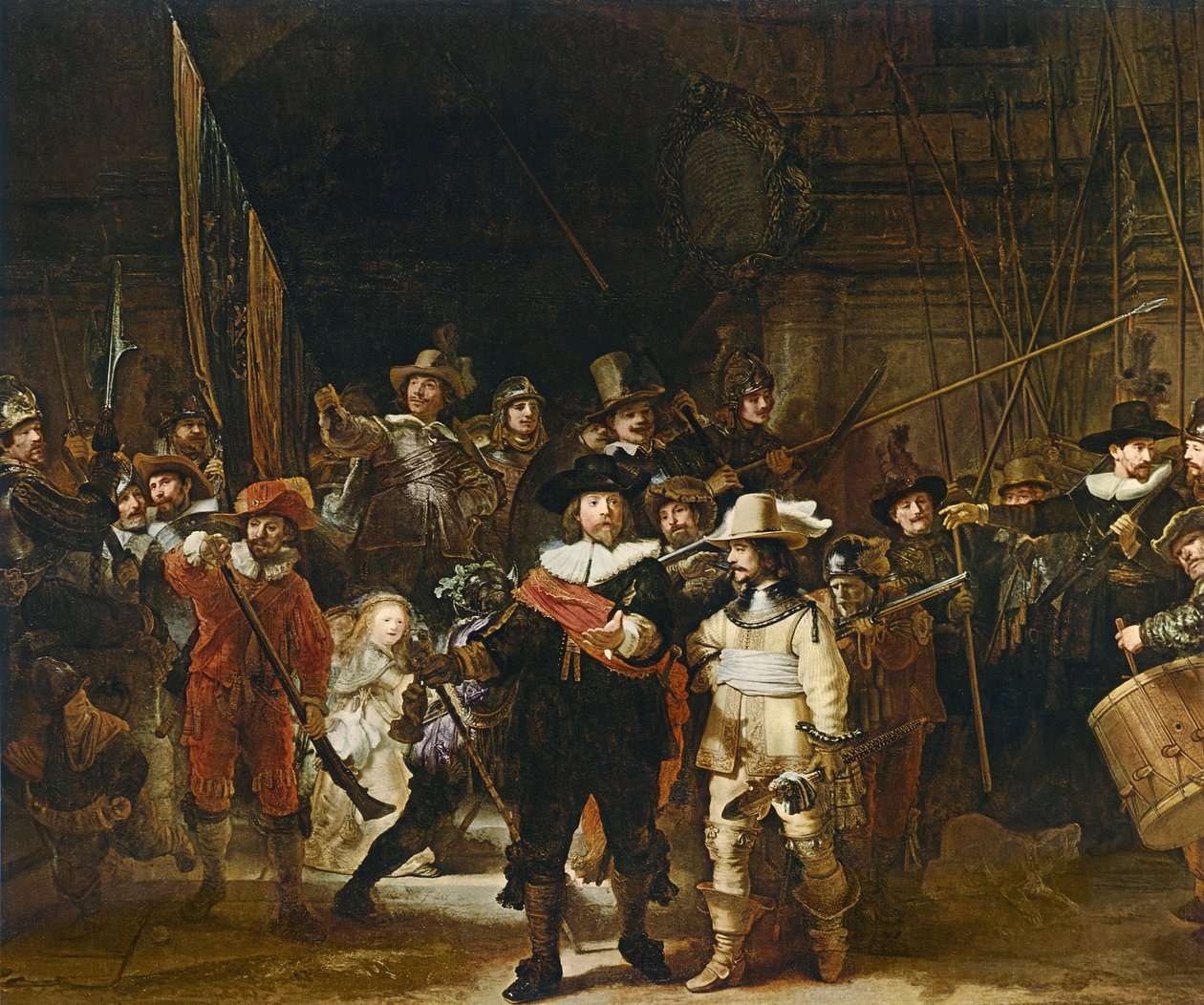 O Nightwatch de Rembrandt van Rijn