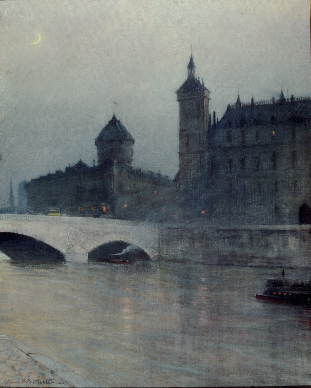 O Sena e a Conciergerie de Rene Billotte