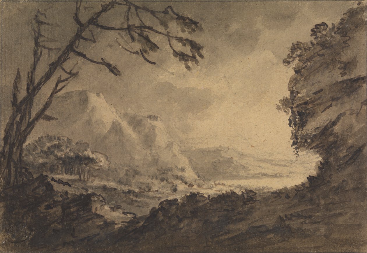 Uma Paisagem Rochosa de Rev. William Gilpin