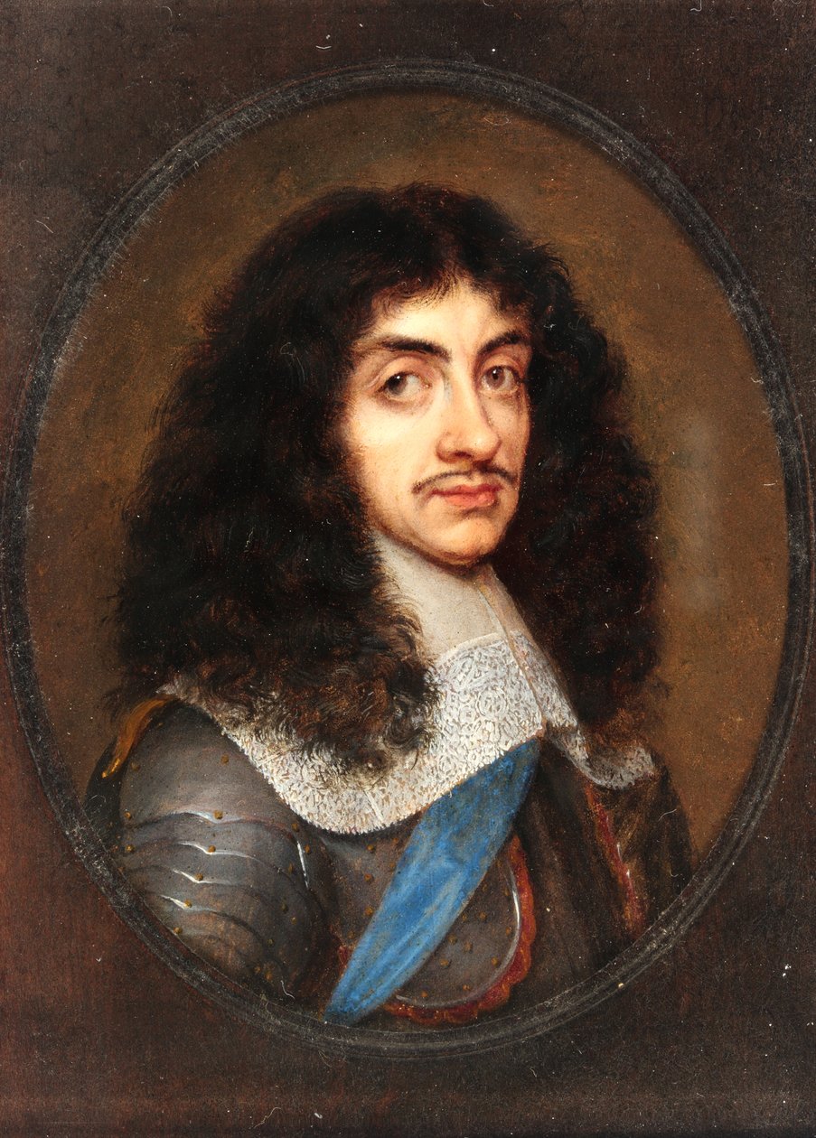 Carlos II (wc em velino) de Richard Gibson