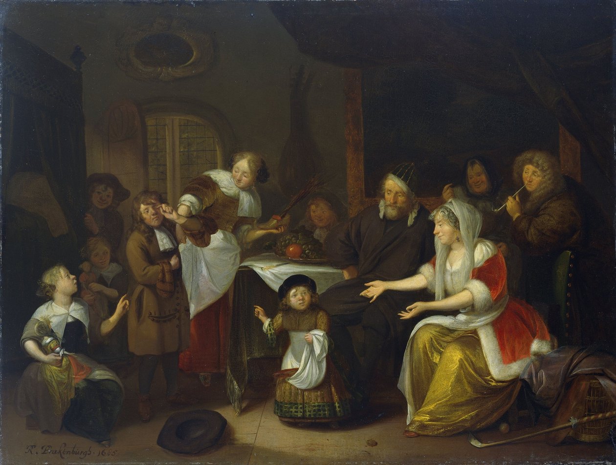 Festa de São Nicolau de Richard Brakenburgh