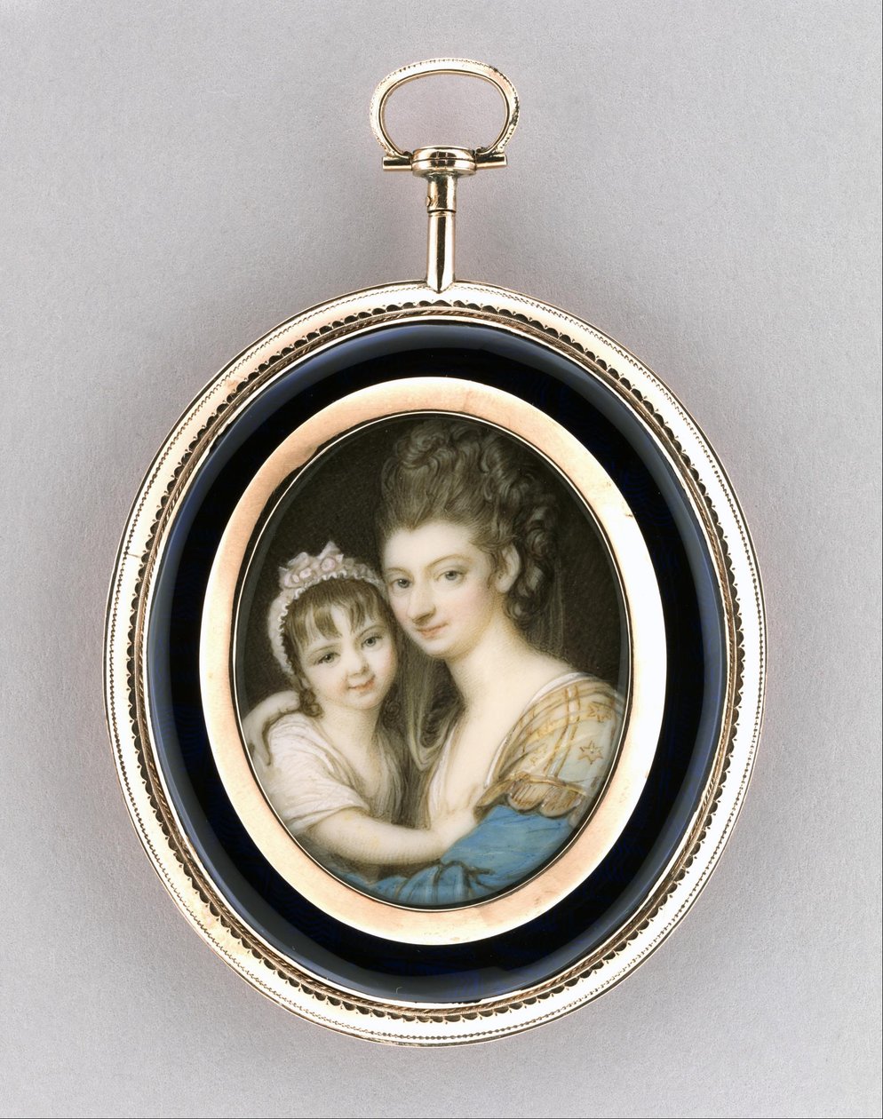 Retrato de mãe e filha de Richard Cosway