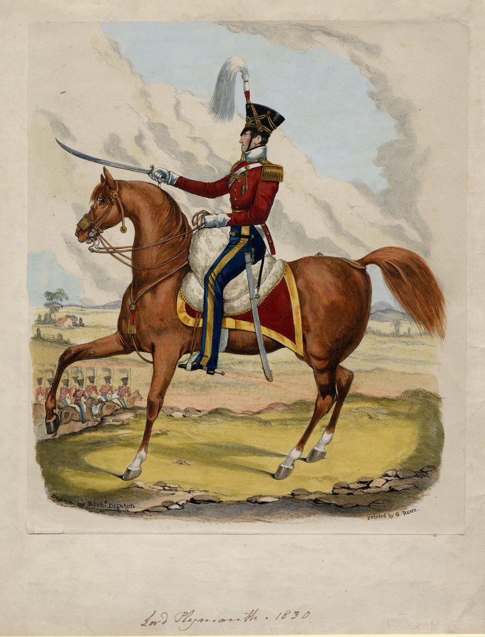 Lorde Plymouth, 1830 de Richard Dighton