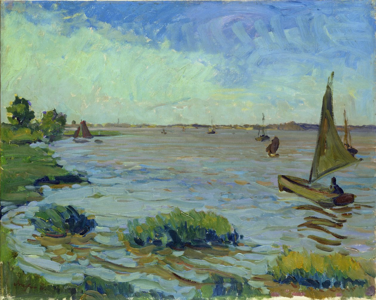 Dia ventoso no Elba, 1911 de Richard Dreher