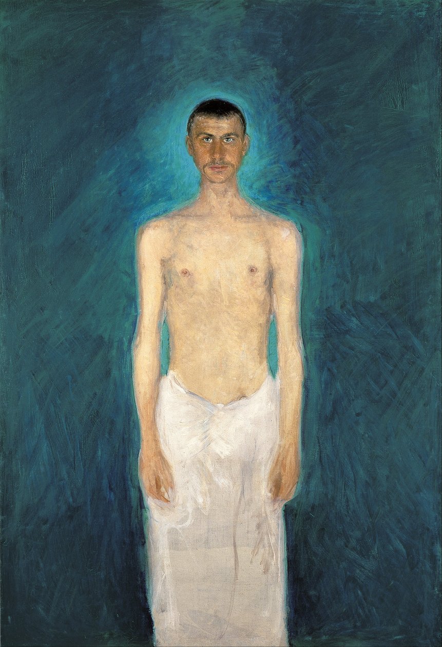 Auto-retrato semi-nu de Richard Gerstl