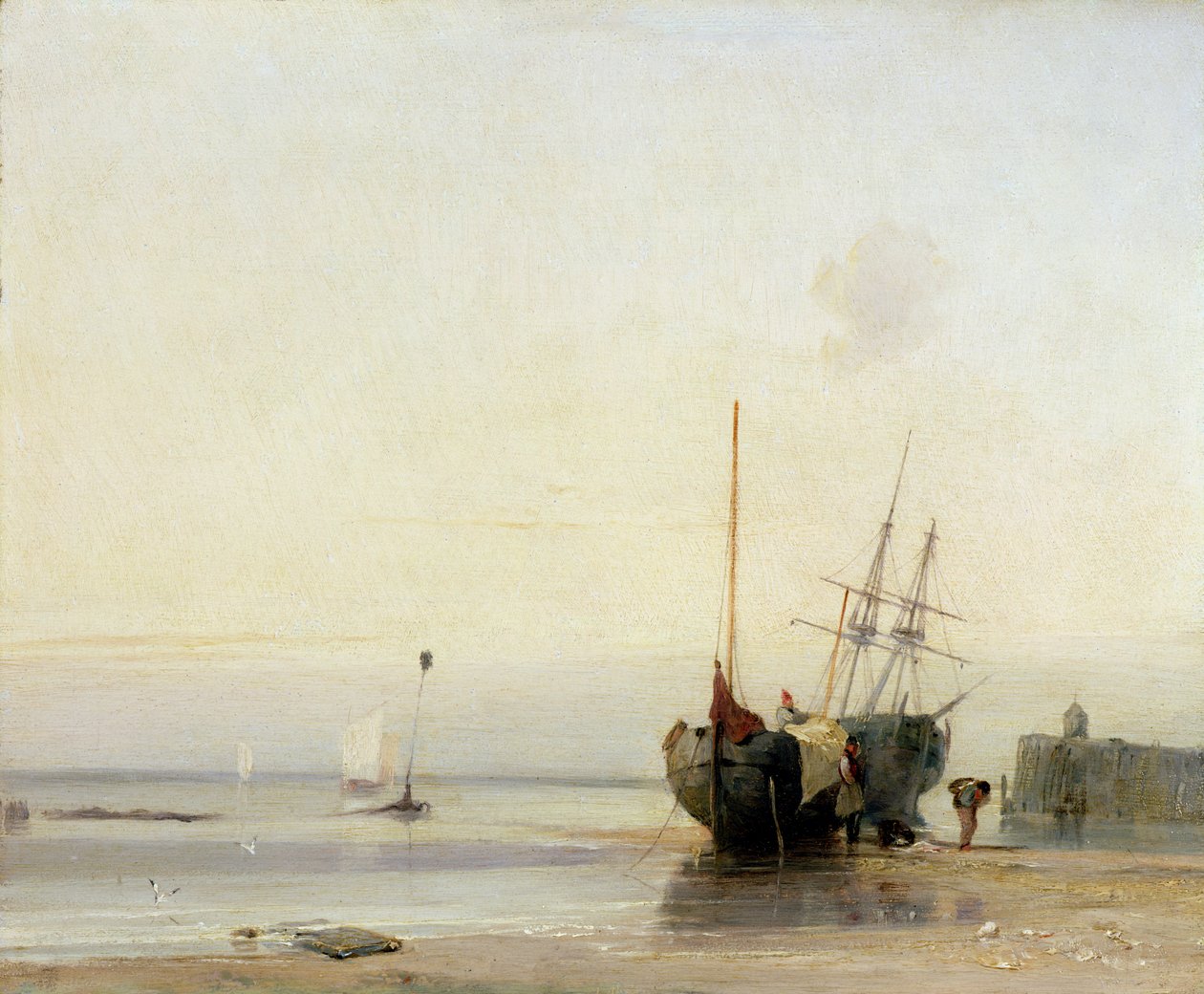 Cais de Calais, c.1823-24 de Richard Parkes Bonington