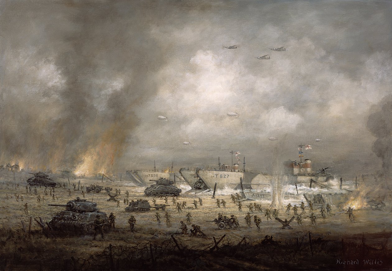 &39;The Tanks Go In&39;, Praia da Espada de Richard Willis
