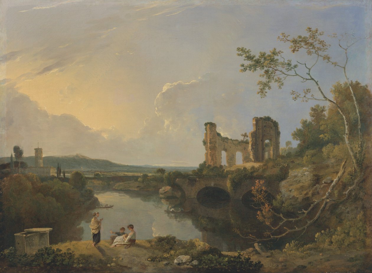 Paisagem Italiana (Manhã) de Richard Wilson