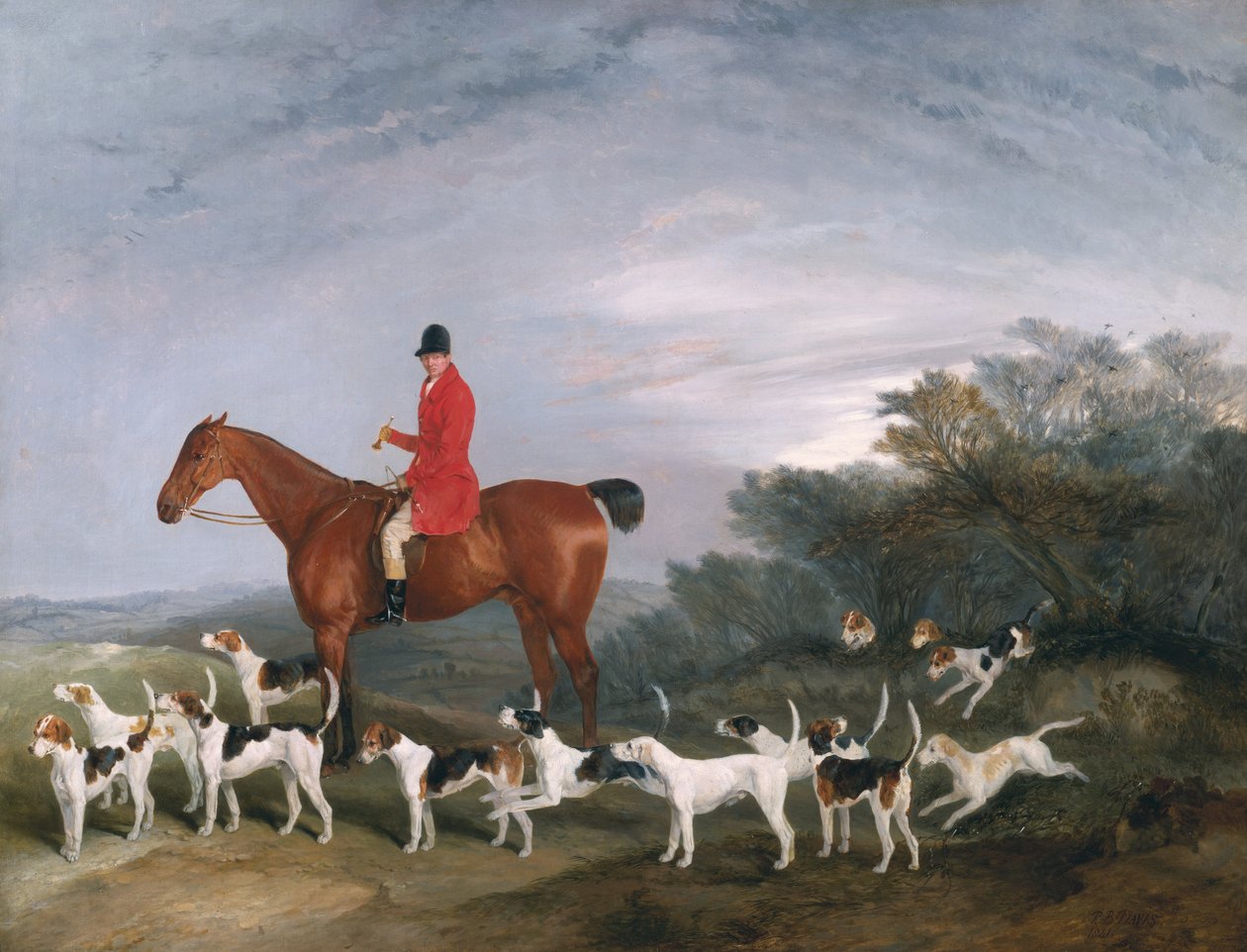 Caça fora, 1841 de Richard Barrett Davis